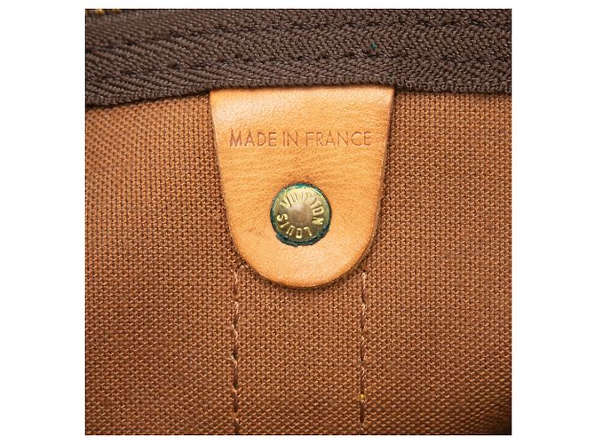 Borsa da viaggio Louis Vuitton Monogram Keepall 50 Marrone - vista 6
