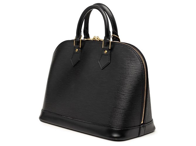 Borsa Louis Vuitton Epi Alma PM Nera Nero - vista 2