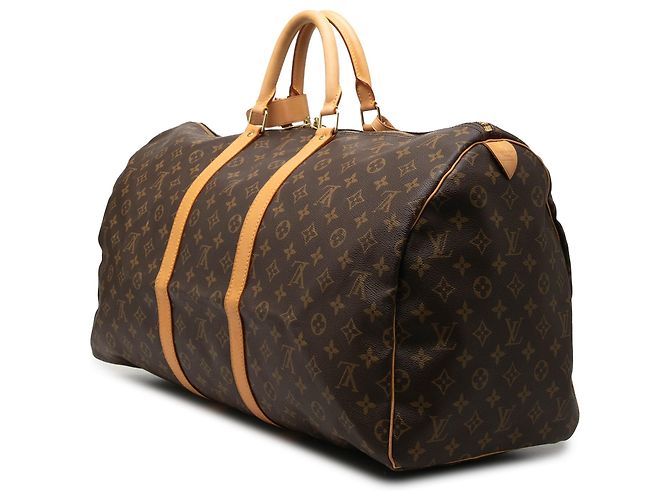 Borsa da viaggio Louis Vuitton Monogram Keepall 55 marrone - vista 2