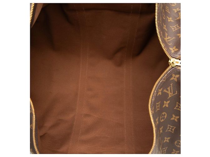 Borsa da viaggio Louis Vuitton Monogram Keepall 55 marrone - vista 4