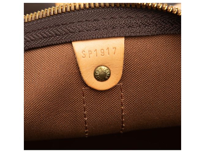 Borsa da viaggio Louis Vuitton Monogram Keepall 55 marrone - vista 6