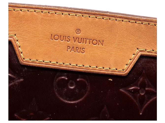 Borsa Satchel Brea GM Louis Vuitton Monogram Vernis Rossa Rosso - vista 5