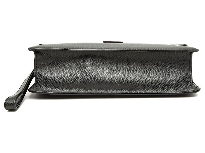 Clutch Louis Vuitton Taiga Selenga Nera Nero - vista 3