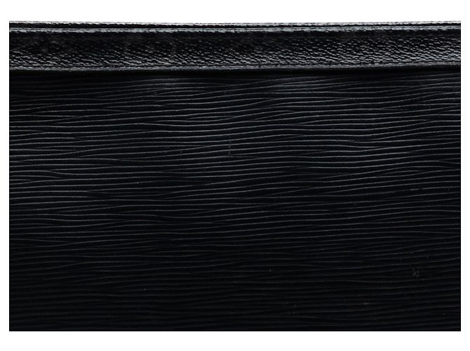 Borsa a pochette Louis Vuitton Epi Monogram Eclipse Pochette Voyage MM nera Nero - vista 5
