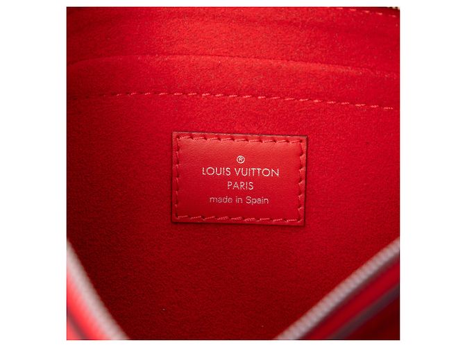 Pouch Louis Vuitton Epi Neverfull rossa Rosso - vista 5
