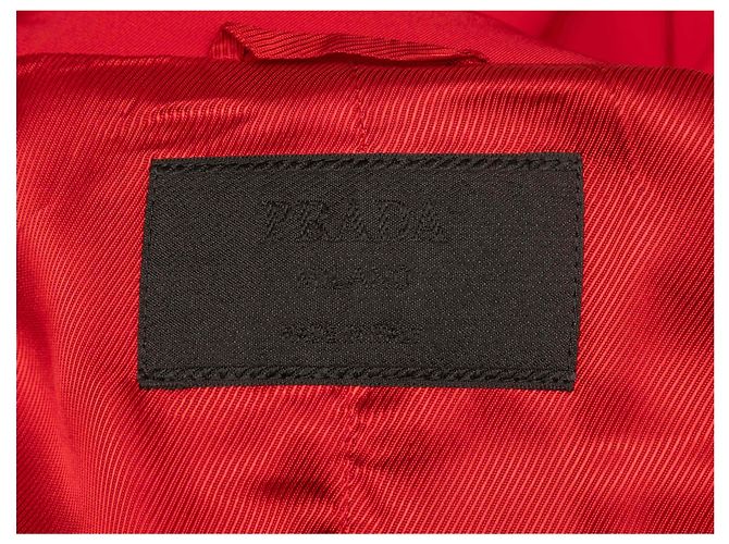 Blazer entallado Prada rojo talla IT 44 Roja - vista 4