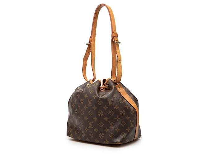 Borsa a secchiello Louis Vuitton Monogram Petit Noe Marrone - vista 2