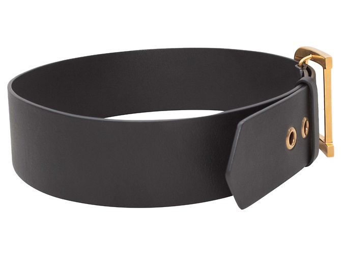Christian Dior breiter Ledergürtel Farbe Schwarz Größe US S - Ansicht 3