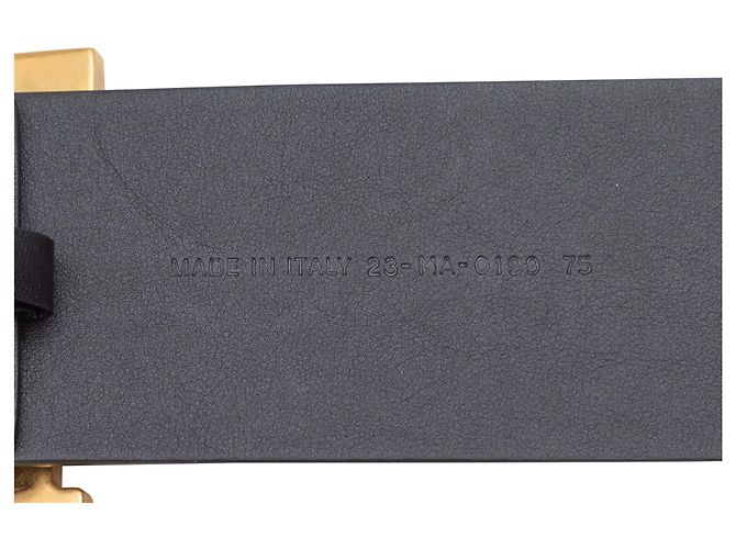 Christian Dior breiter Ledergürtel Farbe Schwarz Größe US S - Ansicht 5