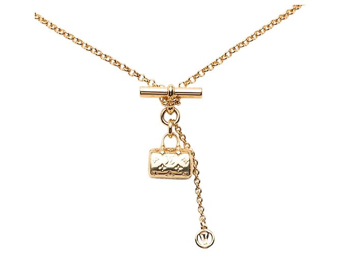 Collana LV Speedy Louis Vuitton placcata oro D'oro - vista 2