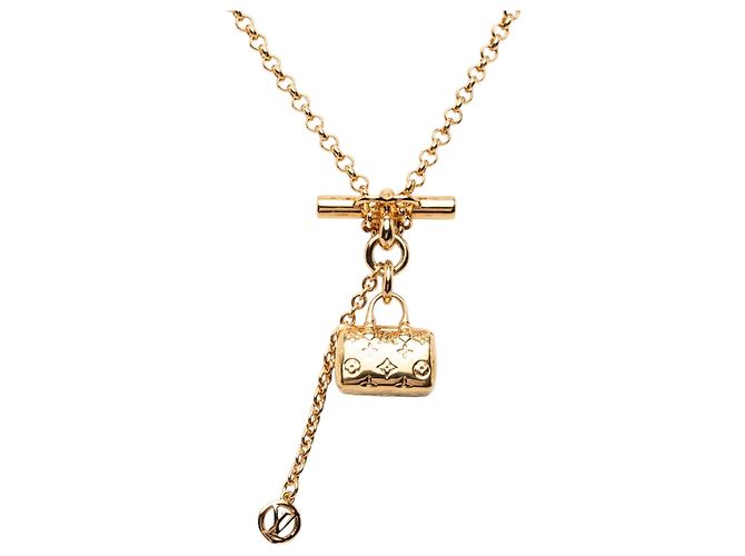Collana LV Speedy Louis Vuitton placcata oro D'oro - vista 3
