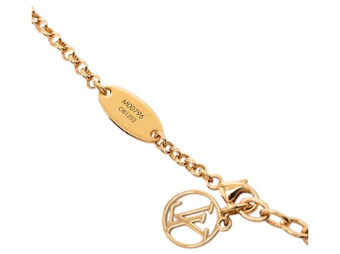 Collana LV Speedy Louis Vuitton placcata oro D'oro - vista 5