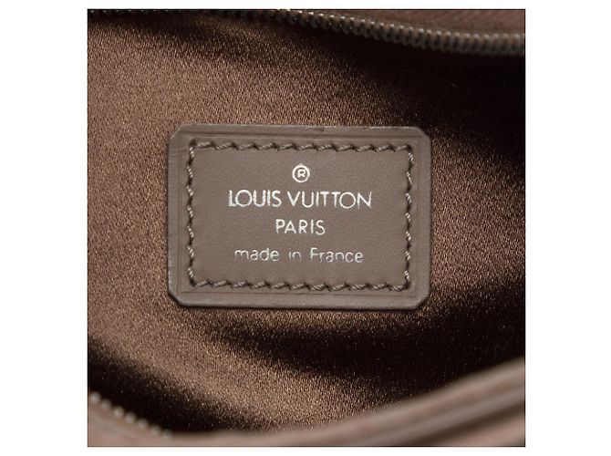 Borsa a tracolla Mini Boulogne in raso Monogram marrone Louis Vuitton - vista 5