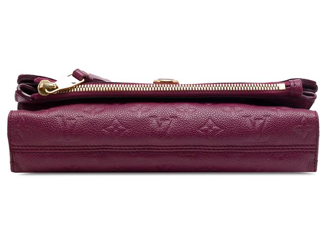 Clutch Louis Vuitton Monogram Empreinte Petillante Purple Porpora - vista 3