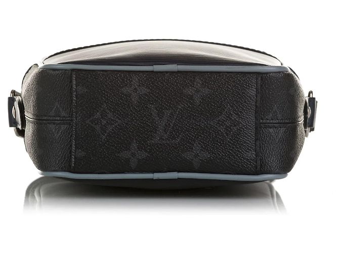 Borsa a tracolla Louis Vuitton Epi Monogram Danube PM Blue - vista 4