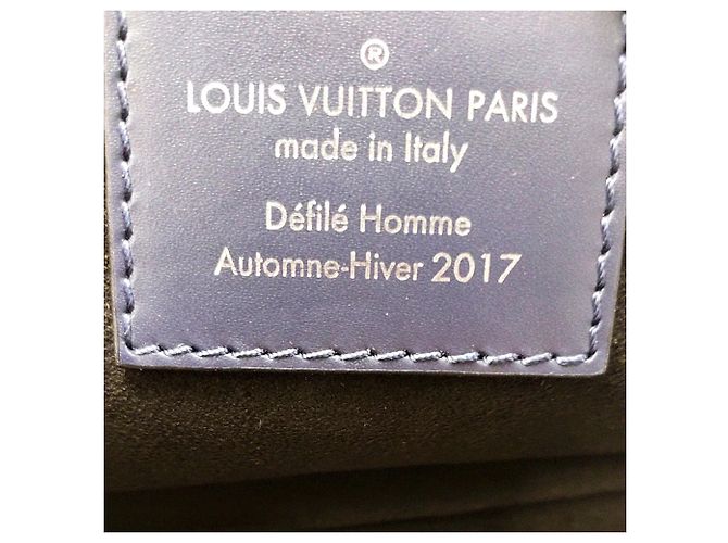 Borsa a tracolla Louis Vuitton Epi Monogram Danube PM Blue - vista 6