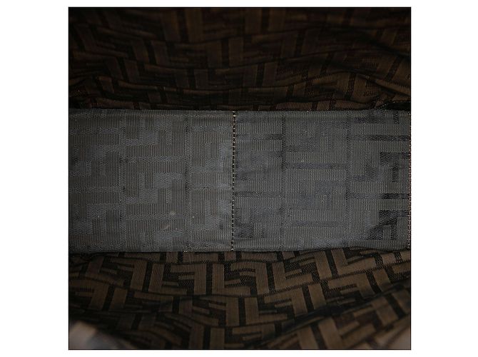 Shopping Tote Fendi Zucca Canvas Marrone - vista 4