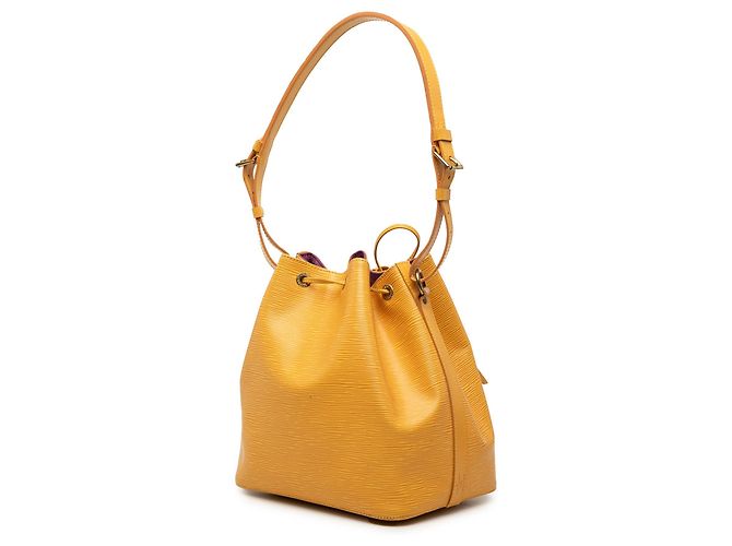 Borsa a secchiello Louis Vuitton Epi Petit Noe Gialla Giallo - vista 2