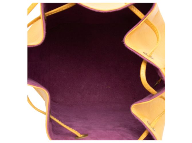Borsa a secchiello Louis Vuitton Epi Petit Noe Gialla Giallo - vista 4