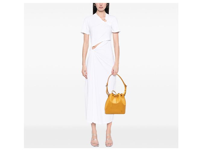 Borsa a secchiello Louis Vuitton Epi Petit Noe Gialla Giallo - vista 6
