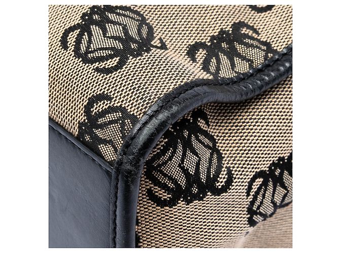 Tote bag LOEWE Anagram Canvas Beige - vista 7