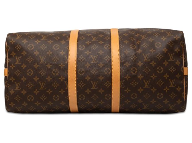 Borsa da viaggio Louis Vuitton Monogram Keepall Bandouliere 55 Marrone - vista 3