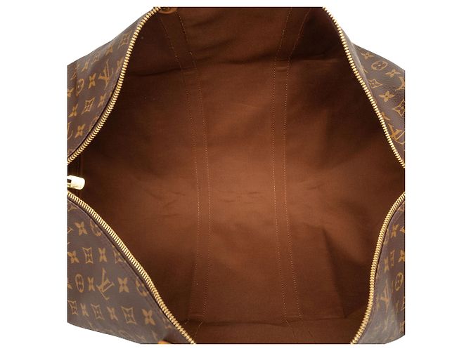 Borsa da viaggio Louis Vuitton Monogram Keepall Bandouliere 55 Marrone - vista 4