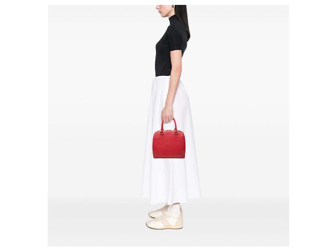 Borsa a mano Louis Vuitton Epi Sablons rossa Rosso - vista 6