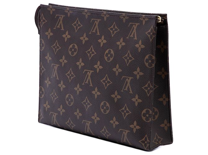 Borsetta Louis Vuitton Monogram Toiletry Pouch 26 marrone - vista 2