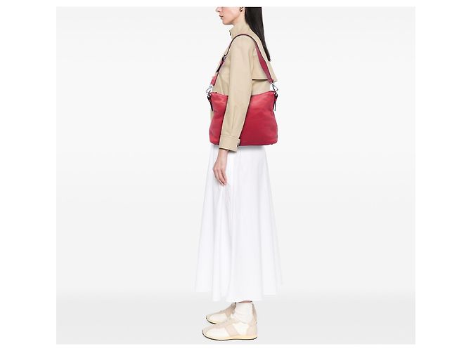 Borsa a tracolla Prada Vitello Daino rossa Rosso - vista 5