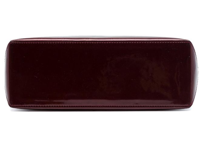 Borsa Louis Vuitton Monogram Vernis Wilshire PM rossa Rosso - vista 3