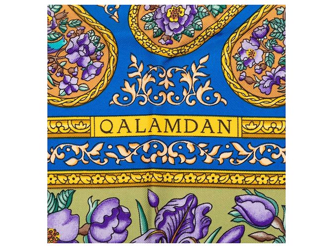 Hermès Qalamdan Seidentuch Grau 90 - Ansicht 3