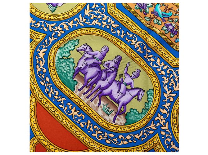 Hermès Qalamdan Seidentuch Grau 90 - Ansicht 7