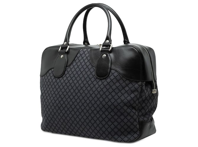 Borsa da viaggio Gucci Diamante Canvas nera Nero - vista 2