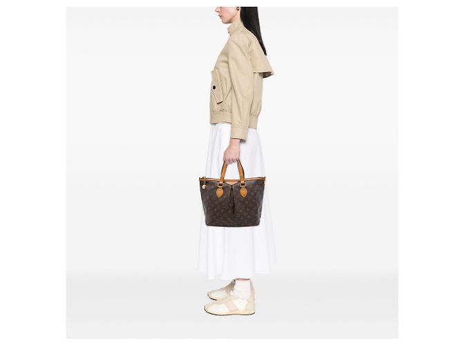 Borsa Satchel Louis Vuitton Monogram Palermo PM Marrone - vista 6