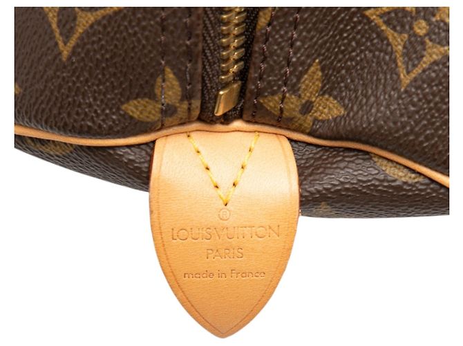 Borsa da viaggio Louis Vuitton Monogram Keepall 60 Marrone - vista 5