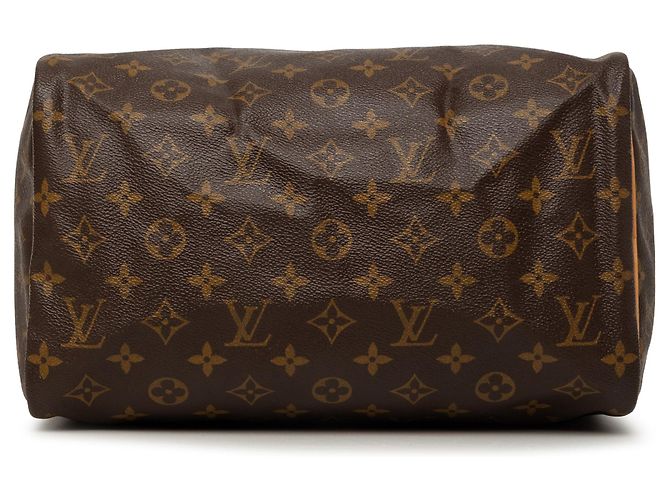 Borsa Boston Louis Vuitton Monogram Speedy 30 Marrone - vista 3
