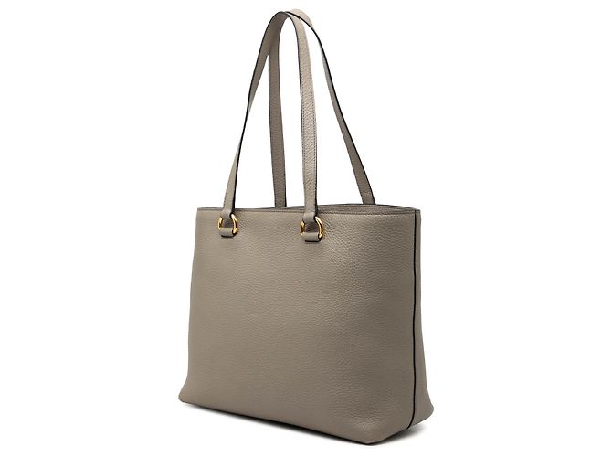 Tote Prada Vitello Daino Canapa Logo Marrone - vista 2