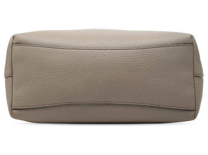 Tote Prada Vitello Daino Canapa Logo Marrone - vista 3