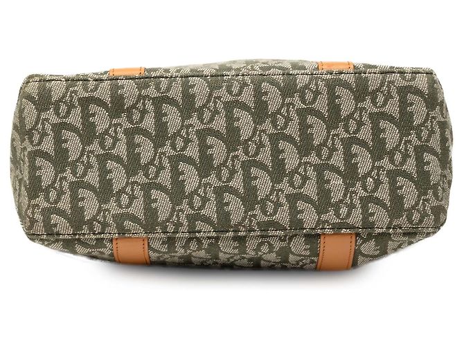 Borsa Tote Diorissimo Trotter Canvas verde Dior - vista 3