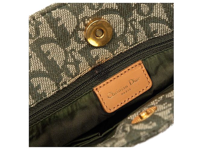 Borsa Tote Diorissimo Trotter Canvas verde Dior - vista 5