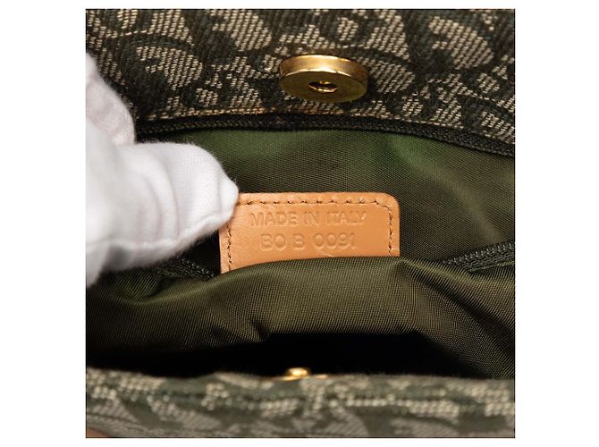 Borsa Tote Diorissimo Trotter Canvas verde Dior - vista 7
