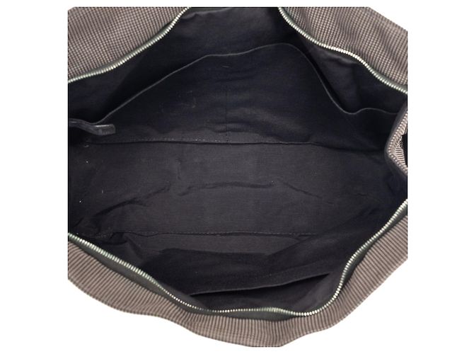 Clutch Herline Hermès de lona gris - vista 4