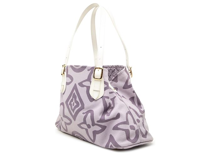 Borsa Tote Cabas PM Louis Vuitton Monogram Tahitienne Viola Porpora - vista 2