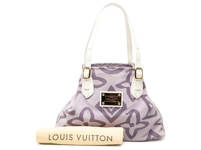 Borsa Tote Cabas PM Louis Vuitton Monogram Tahitienne Viola Porpora - vista 9