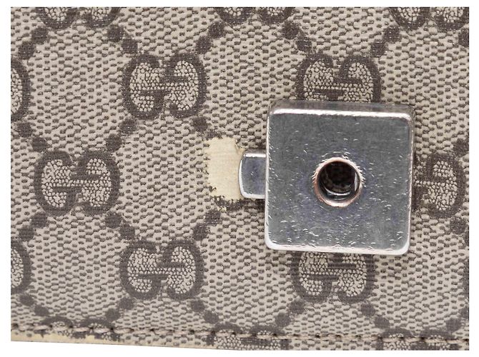 Borsa a patta Gucci Dionysus Medium Taupe Grigio - vista 5