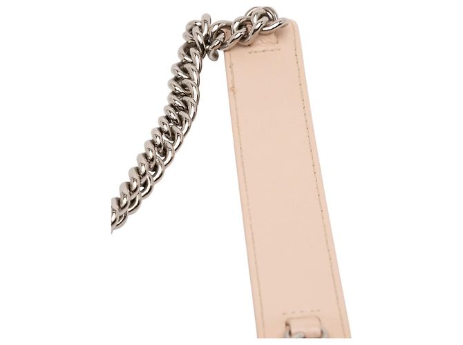 Borsa a tracolla Chanel in vitello matelassé Tan con patta e catena goffrata Cammello - vista 10
