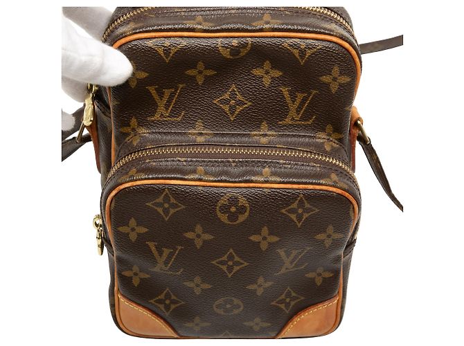 Bolsa Tiracolo Louis Vuitton Monogram Amazone Castanha Marrom - vista 5