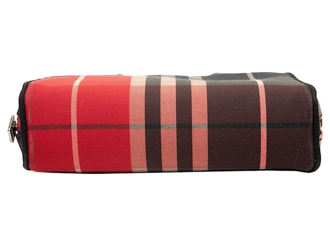 Borsa a mano Burberry Mini Exploded Check Canvas rossa Rosso - vista 3