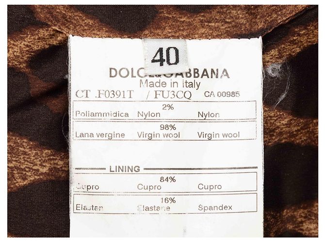 Black Dolce & Gabbana Virgin Wool Stand Collar Coat Size IT 40 - view 6